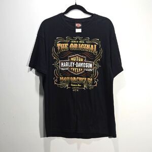 Harley-Davidson DOTHAN Black Graphic T-Shirt L